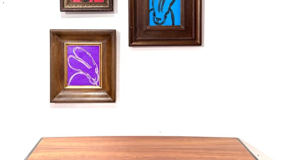 Hunt Slonem Paintings Installation