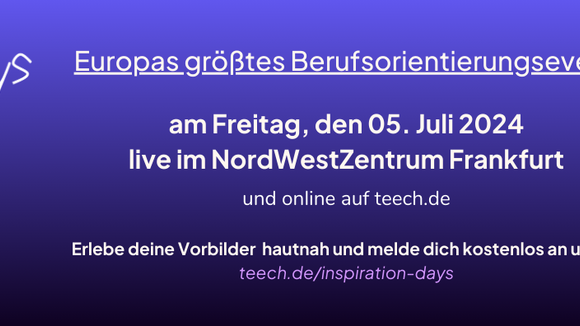 Inspiration Days 2024: Jahresauftakt der Entdeckungsreise in die Berufswelt erstmals im Rhein-Main-Gebiet