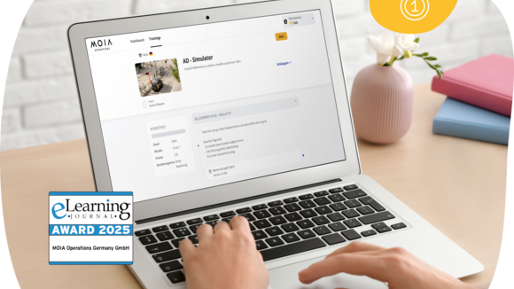 Blick in die Lernplattform elearnio - eins der Gewinnerprojekte des eLearning Awards