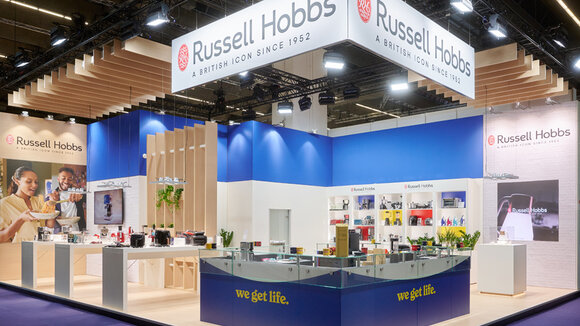 Messestand Russell Hobbs zur Ambiente - Messebauer ISINGERMERZ