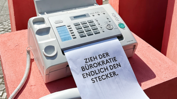 Berliner "Faxvertising"-Kampagne
