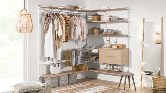 WALK-IN Regalsystem Kleiderschrank