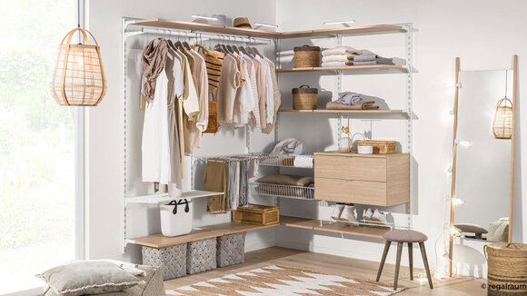 WALK-IN Regalsystem Kleiderschrank