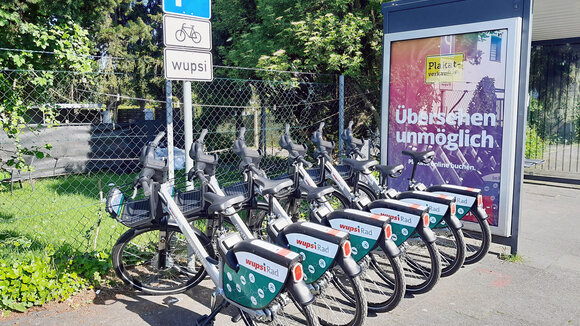 Unser neues Modell SMARTbike 2 UE während der Pilotphase in Leverkusen. 