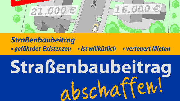 Erfolg der Volksinitiative Straßenbaubeitrag abschaffen 