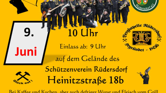 Traditionelles Pfingstkonzert der Bergkapelle Rüdersdorf.e.V.
