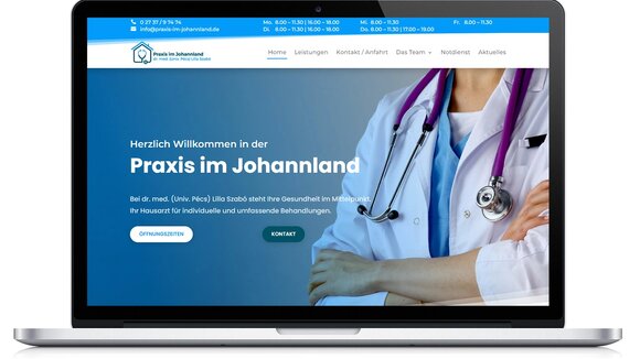 Webdesign und Webseiten für Arzt und Praxis