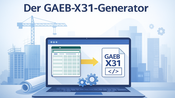 Neue Erweiterung für GAEB-Online 2025 vereinfacht den Export von GAEB X31