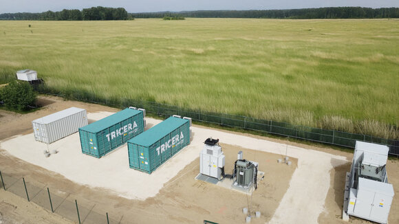 Batteriespeicher der TRICERA energy