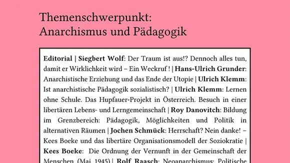 espero – Libertäre Zeitschrift, Nr. 12, Potsdam: Libertad Verlag, Januar 2026, 360 Seiten