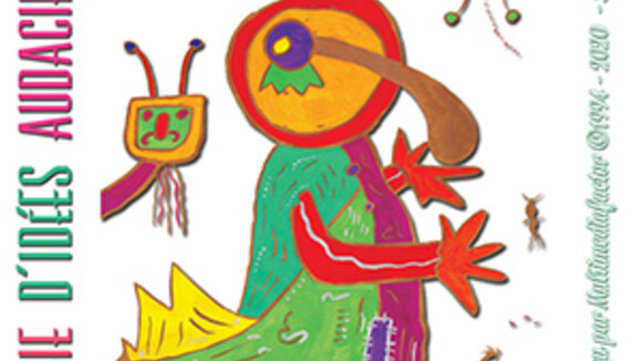 Maskottchen der Galerie des idées audacieuses