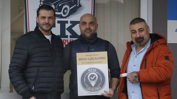 Aufnahme BESA LocalPro-Partner Tk24 Kfz-Meisterbetrieb in Ettlingen