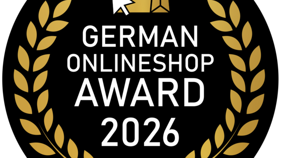 German Onlineshop Award 2026 Gewinner Siegel für edelschungit.eu