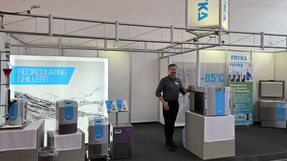 FRYKA-Kältetechnik überzeugt auf der analytica 2026 mit Herstellernähe und einem breiten Produktsortiment