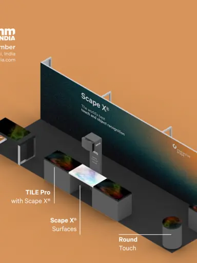 Interactive Scape und DISPLAX zum ersten Mal auf der InfoComm Mumbai - Jasmine Hall 1, Stand TF32