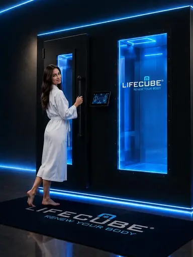 Elektrische Kältekammer LifeCube mit LED Beleuchtung
