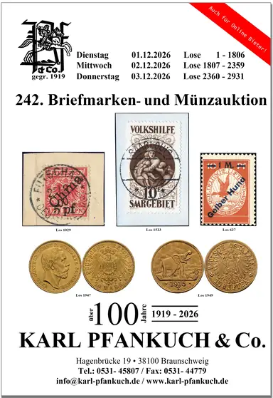 242. Pfankuch Auktion